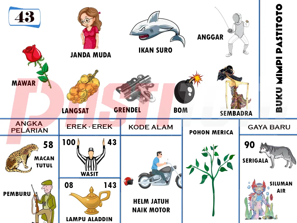 buku mimpi erek erek togel 43